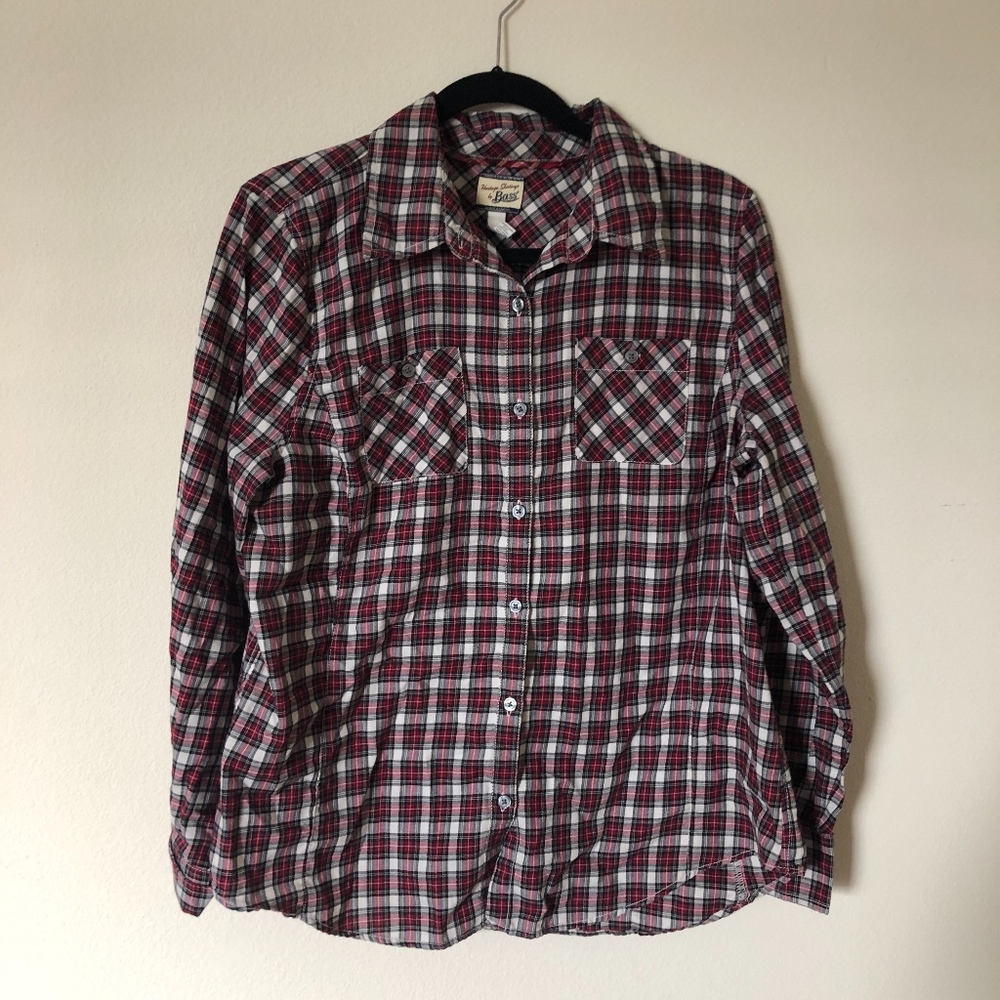 red checkered flannel